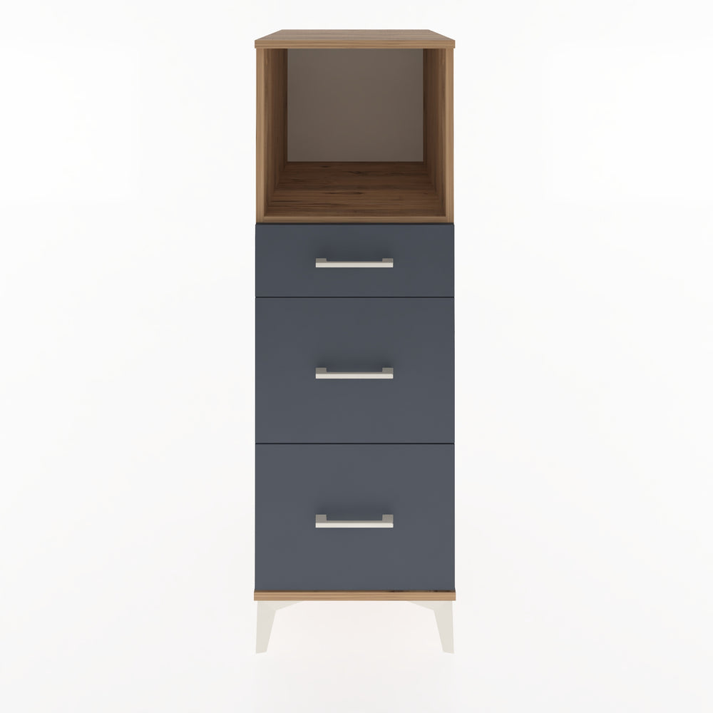 Woodntry Modular Cabinet Pine 44x59x122 cm with Drawers and Shelves CR100-3