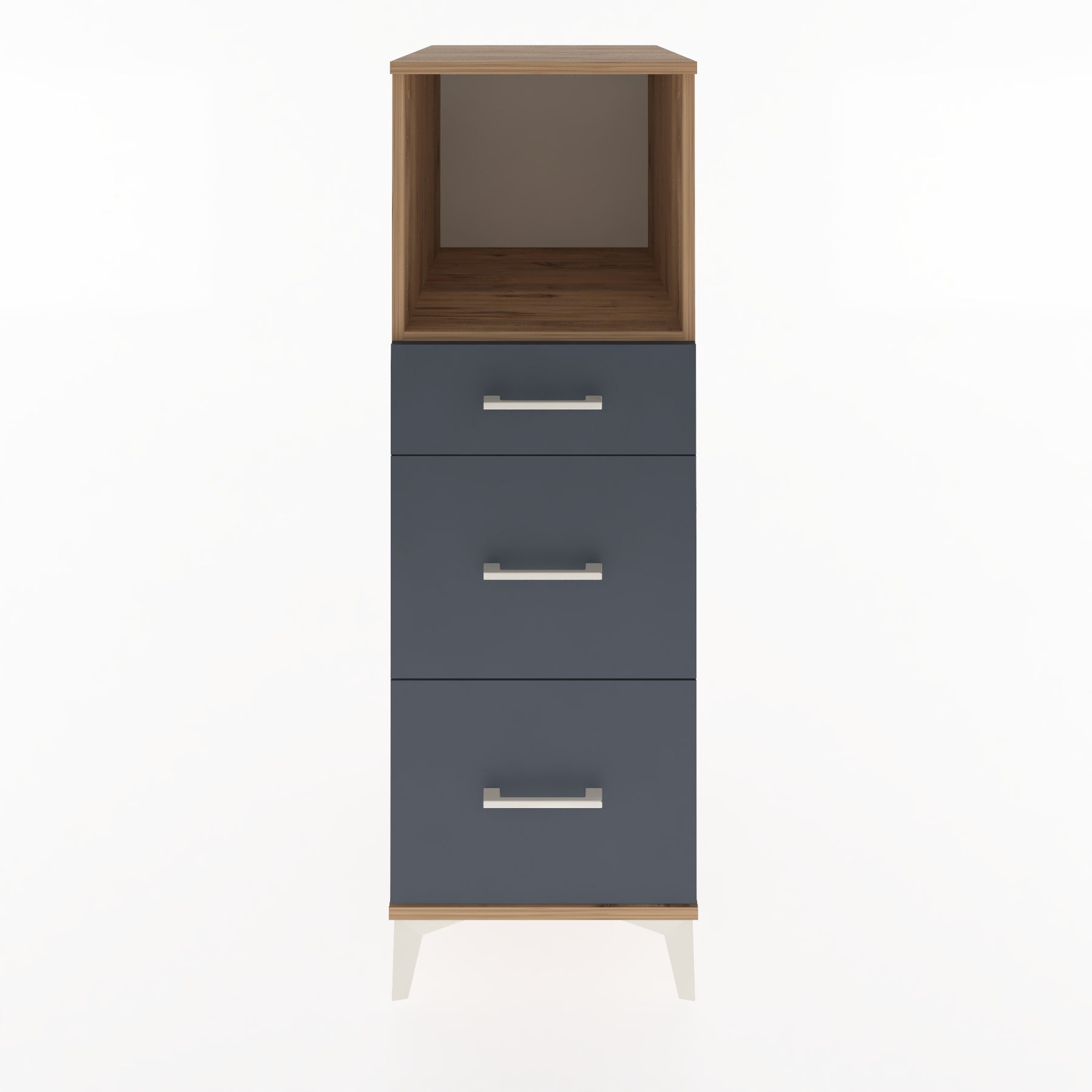 Woodntry Modular Cabinet Pine 44x59x122 cm with Drawers and Shelves CR100-3