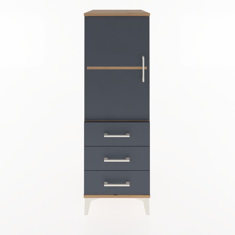 Woodntry Modular Cabinet Pine 44x59x122 cm with Doors and Drawers KC50-3
