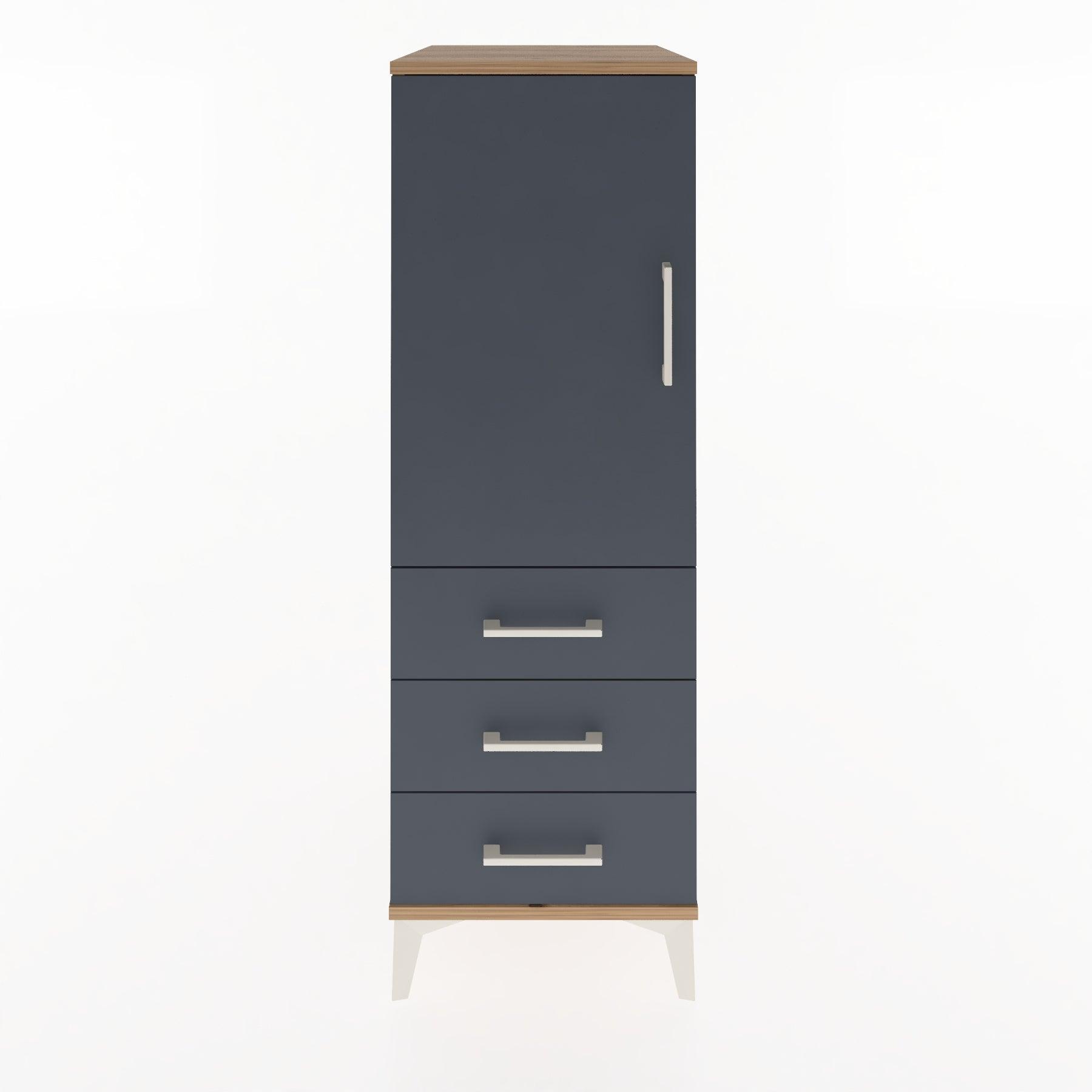 Woodntry Modular Cabinet Pine 44x59x122 cm with Doors and Drawers KC134-3