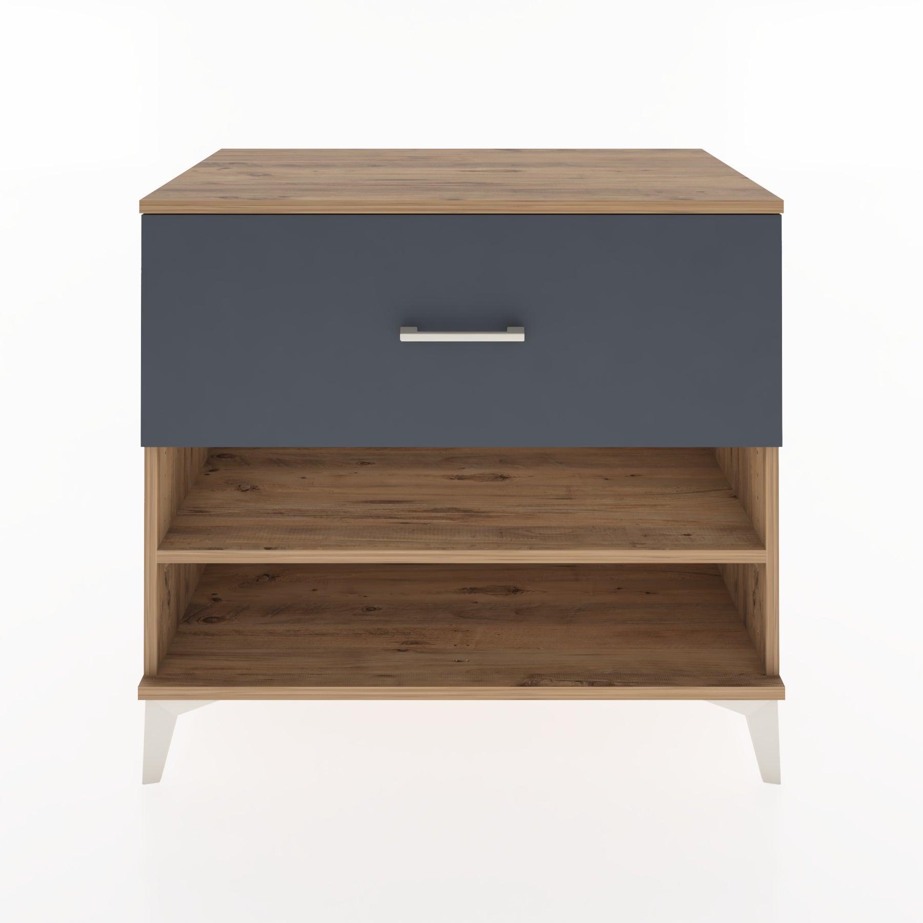 Woodntry Modüler Şifonyer Çam 88x44x68 cm Çekmeceli ve Raflı CR50-3