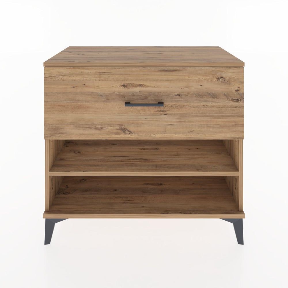 Woodntry Modüler Şifonyer Çam 88x44x68 cm Çekmeceli ve Raflı CR50-3