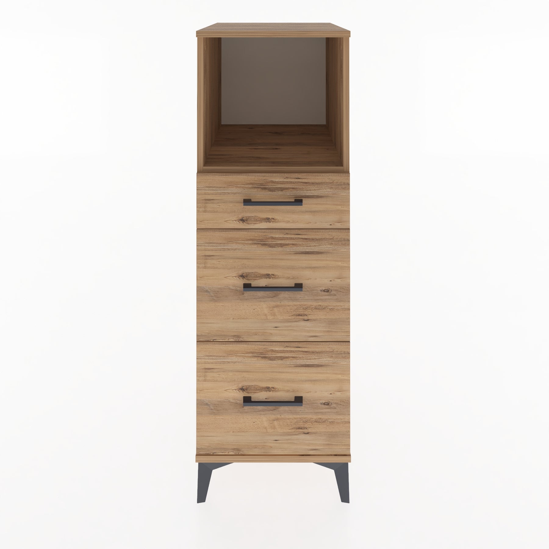 Woodntry Modular Cabinet Pine 44x59x122 cm with Drawers and Shelves CR100-3
