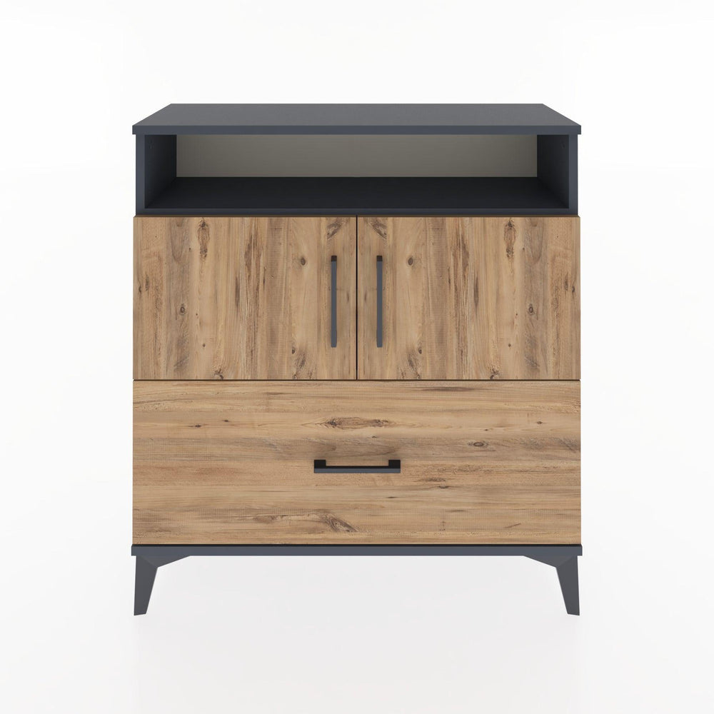 Woodntry Modular Dresser Anthracite 88x30x84 cm Functional F51-2