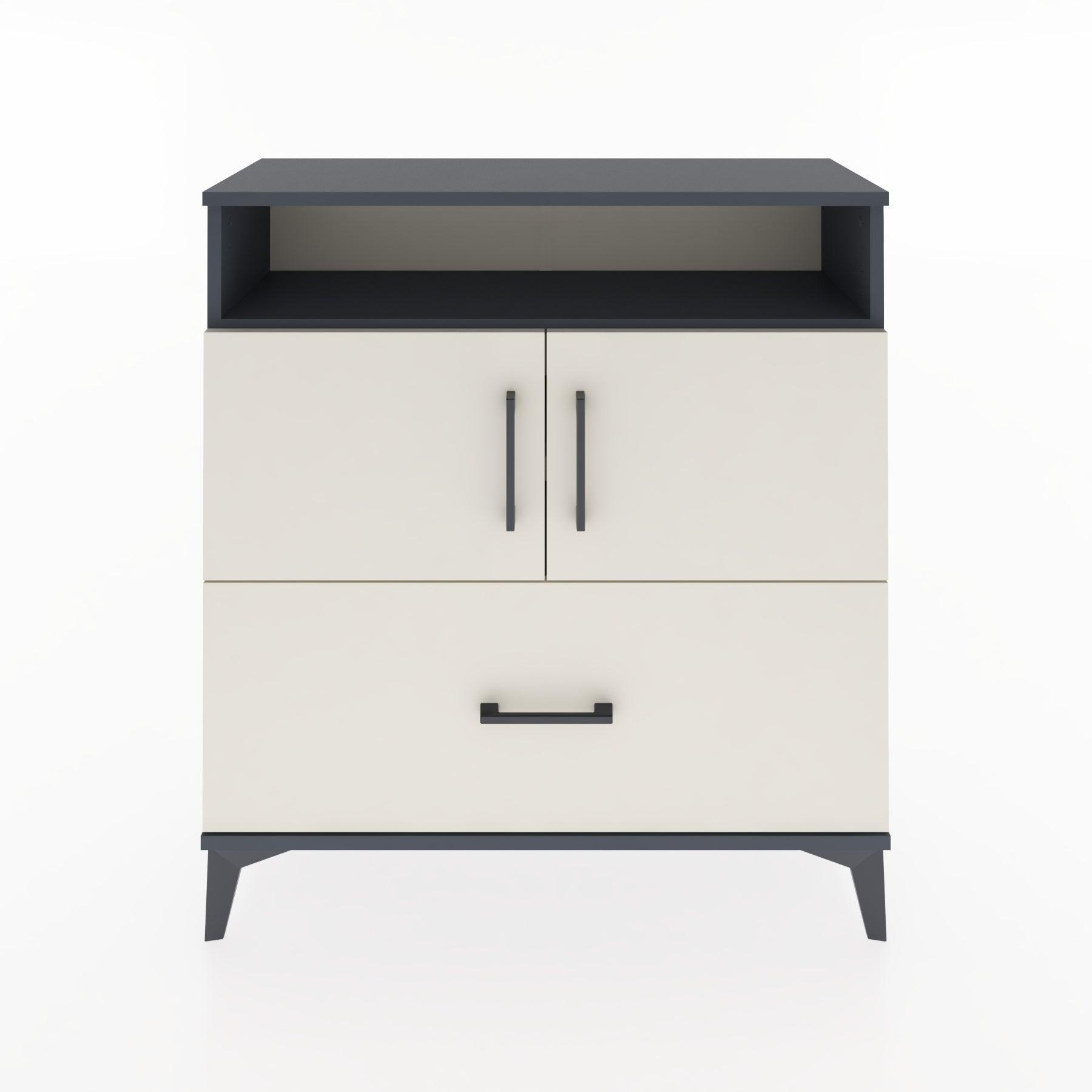 Woodntry Modular Dresser Anthracite 88x30x84 cm Functional F51-2