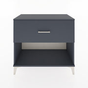 Woodntry Modüler Şifonyer Antrasit 88x44x68 cm Çekmeceli ve Raflı CR51-2