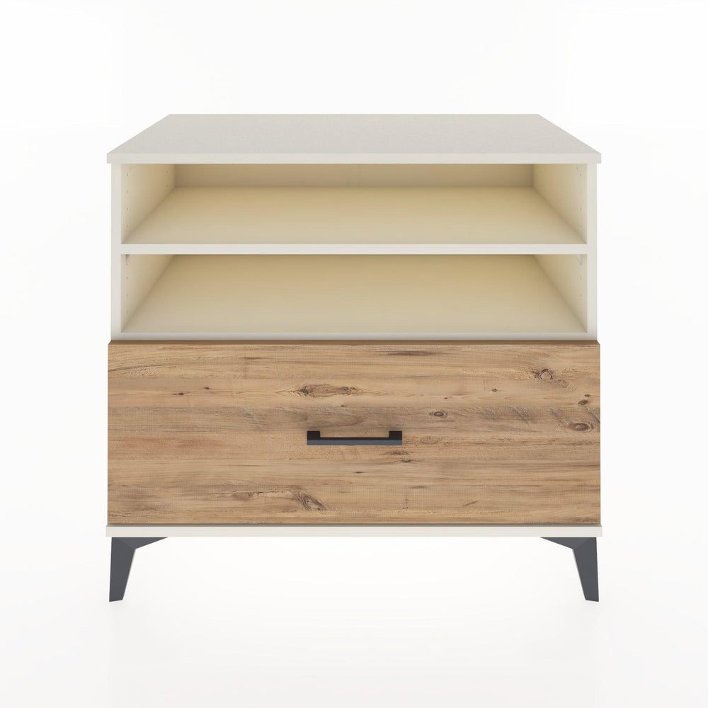 Woodntry Modular Dresser Moonstone 88x44x68 cm with Drawers and Shelves CR52-1