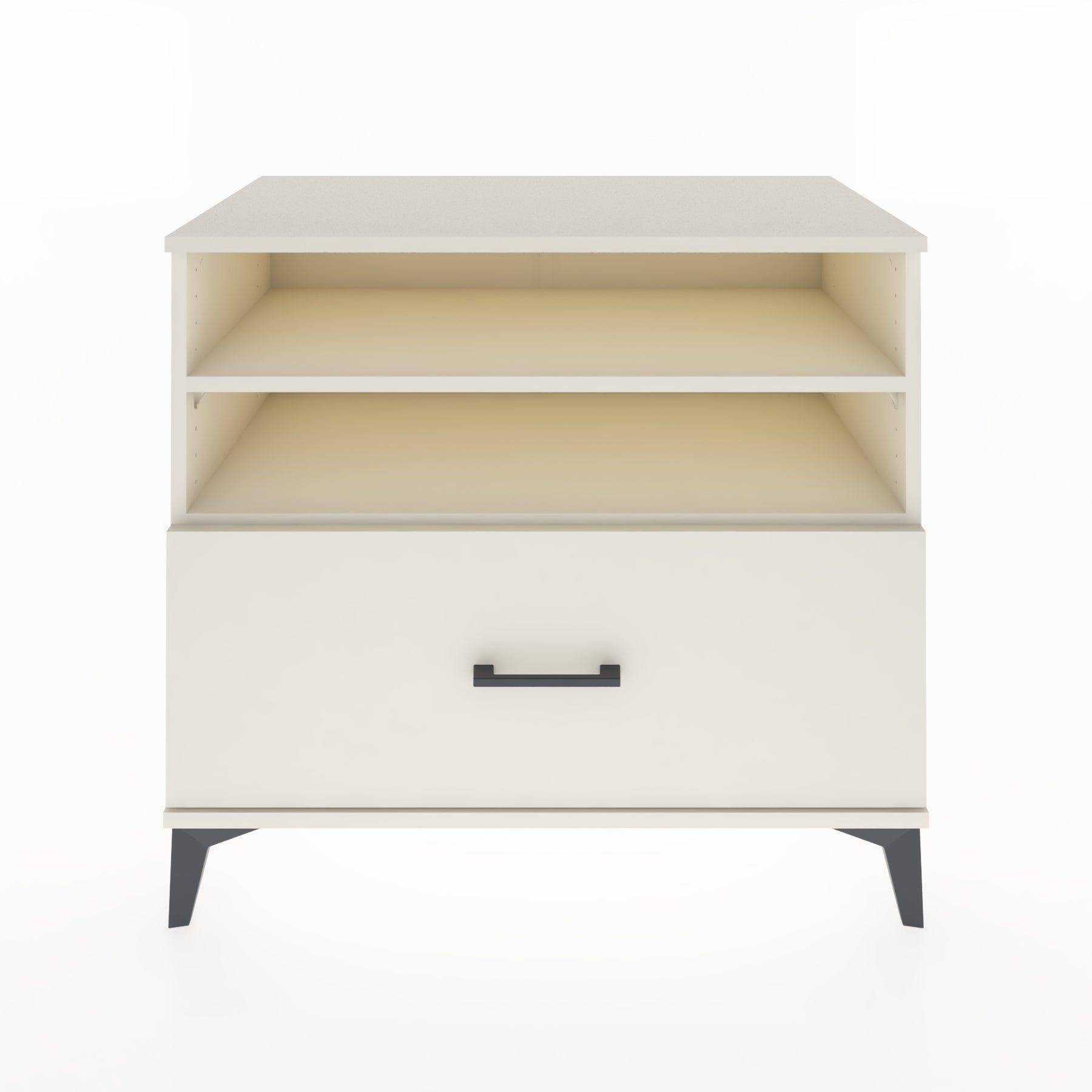 Woodntry Modüler Şifonyer Aytaşı 88x44x68 cm Çekmeceli ve Raflı CR52-1
