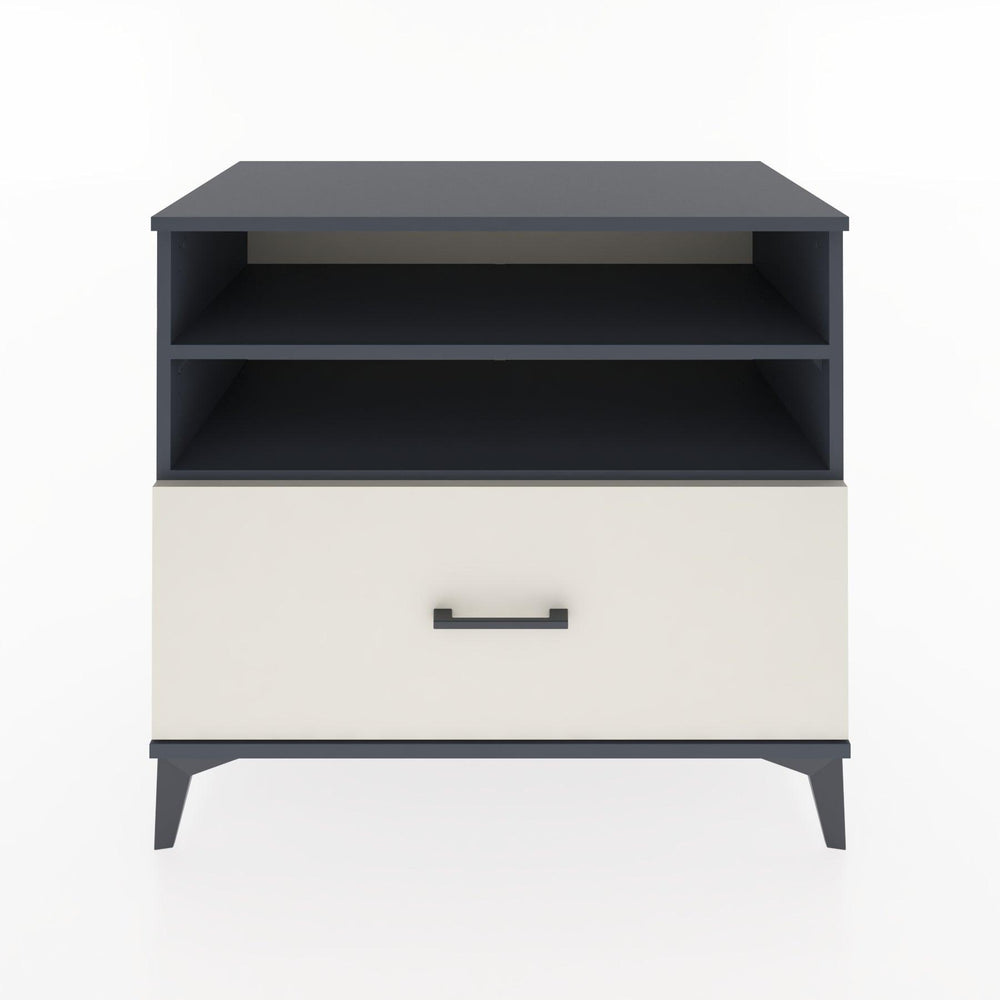 Woodntry Modular Dresser Anthracite 88x44x68 cm with Drawers and Shelves CR52-2