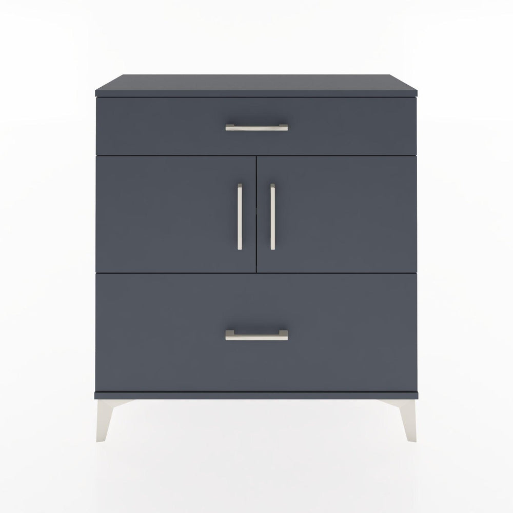 Woodntry Modular Dresser Anthracite 88x30x84 cm with Cover and Drawer KC52-2