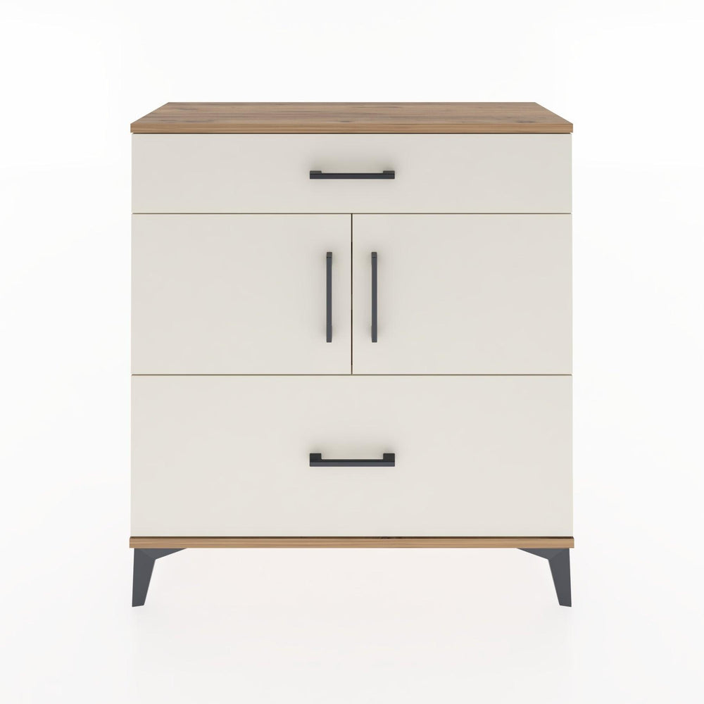 Woodntry Modular Dresser Pine 88x30x84 cm with Cover and Drawer KC52-3