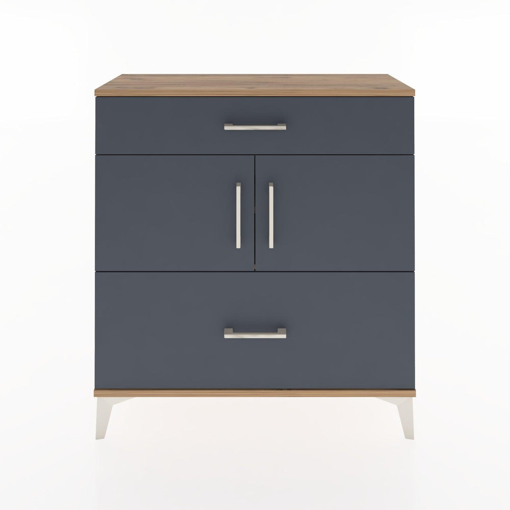 Woodntry Modular Dresser Pine 88x30x84 cm with Cover and Drawer KC52-3