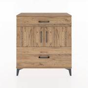 Woodntry Modular Dresser Pine 88x30x84 cm with Cover and Drawer KC52-3
