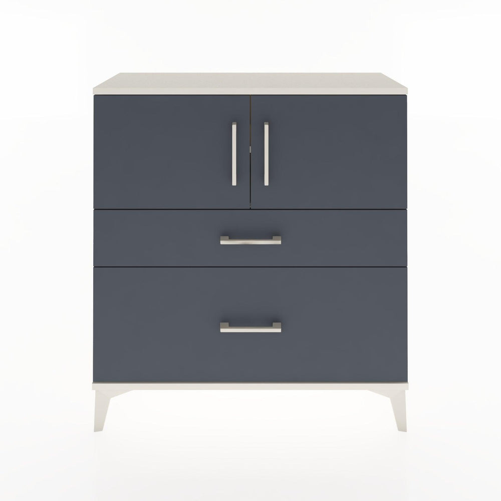 Woodntry Modüler Şifonyer Aytaşı 88x30x84 cm Kapaklı ve Çekmeceli KC53-1