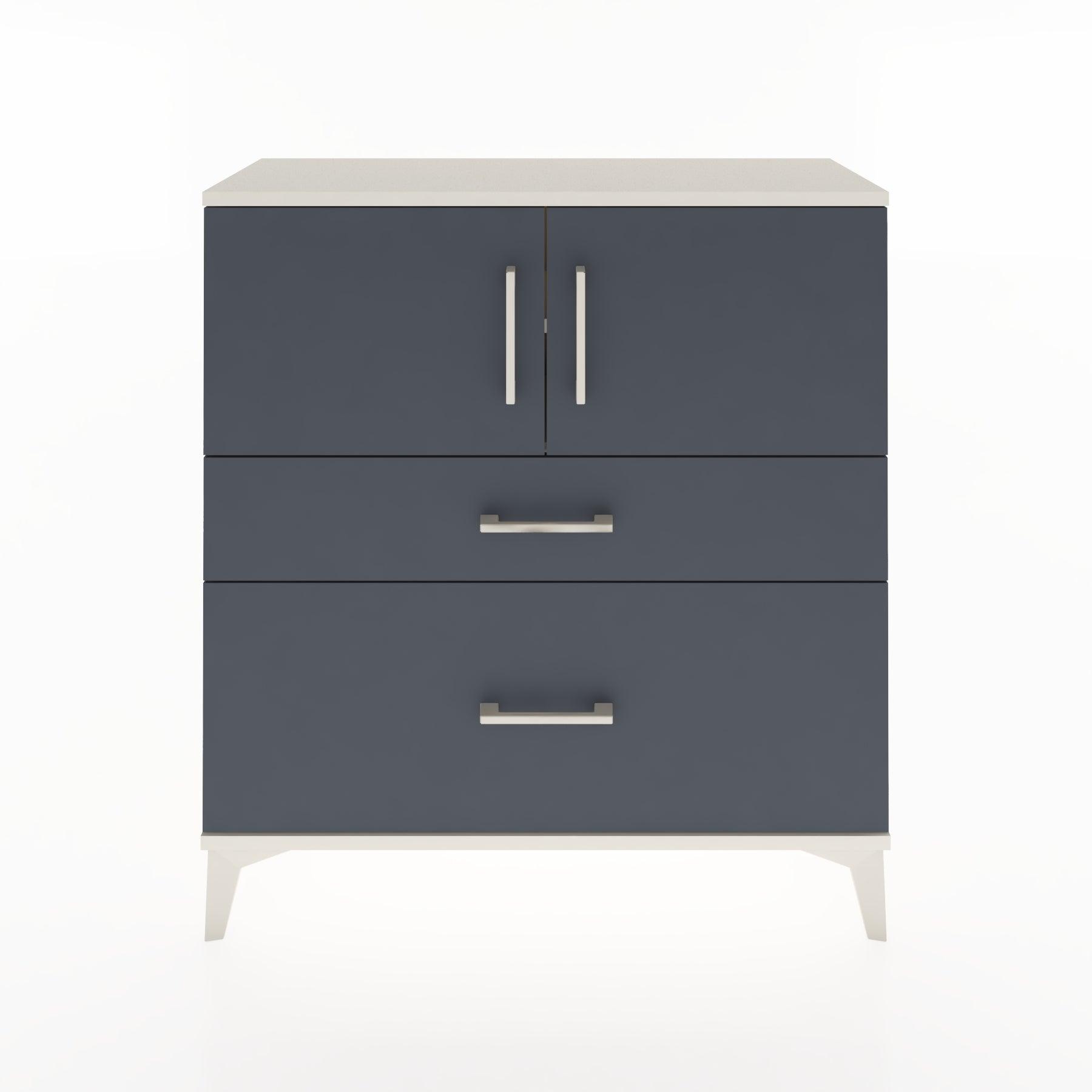 Woodntry Modular Dresser Moonstone 88x30x84 cm with Cover and Drawer KC53-1