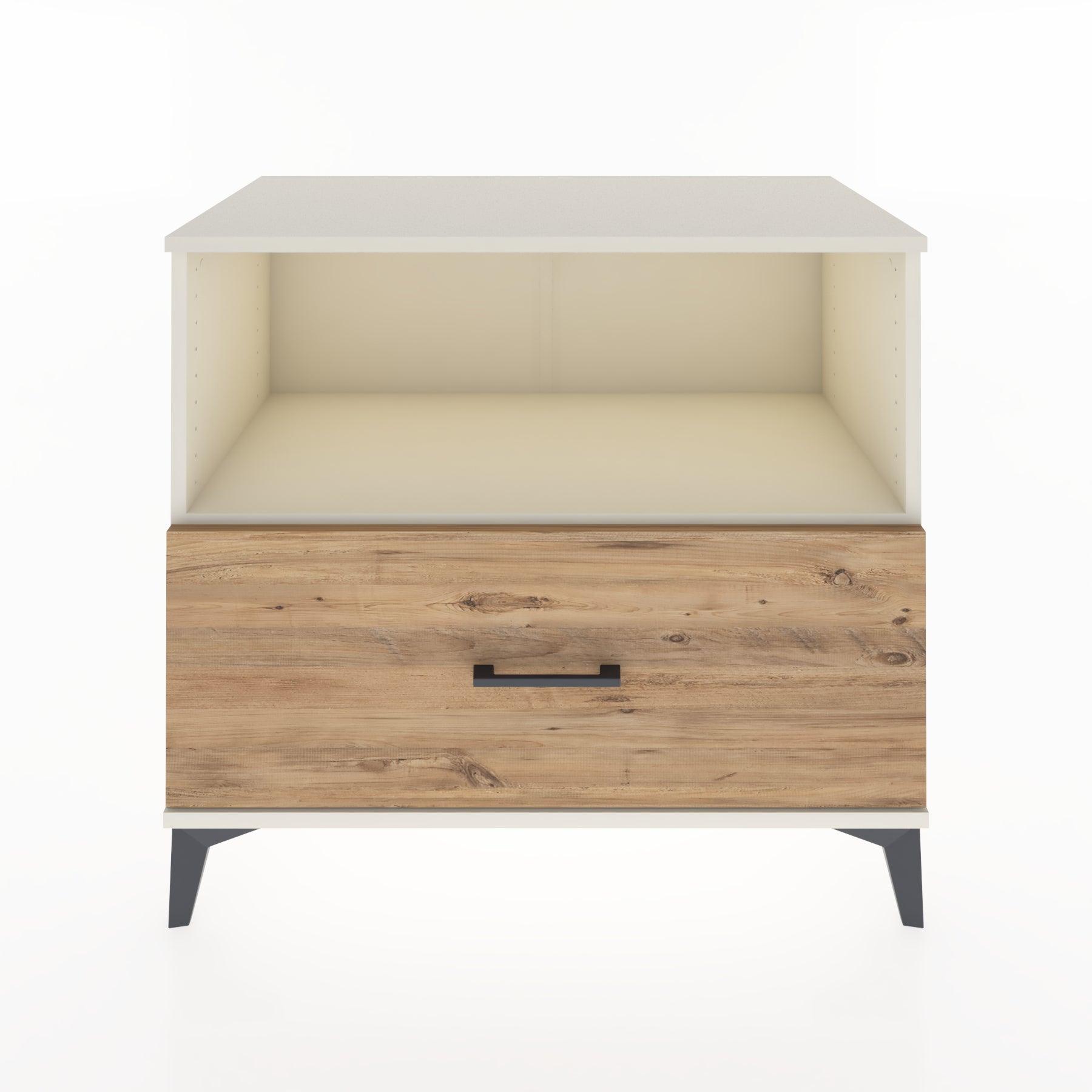 Woodntry Modüler Şifonyer Aytaşı 88x44x68 cm Çekmeceli ve Raflı CR53-1