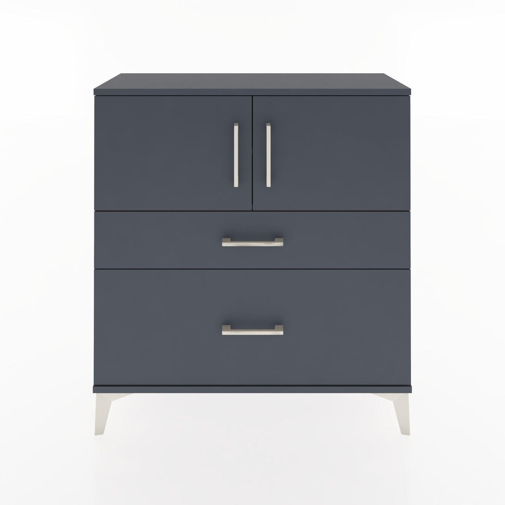 Woodntry Modular Dresser Anthracite 88x30x84 cm with Cover and Drawer KC53-2