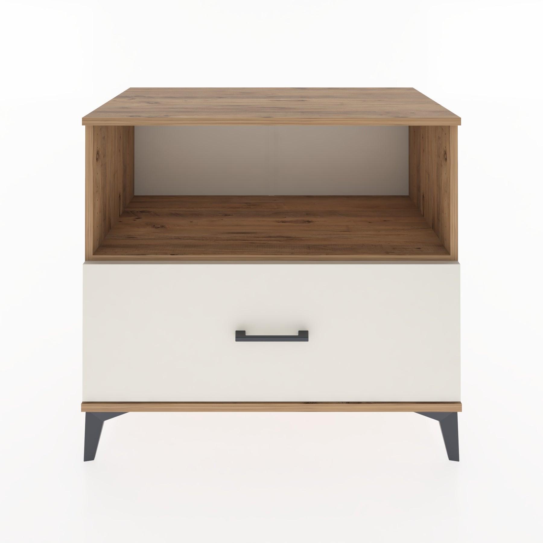 Woodntry Modüler Şifonyer Çam 88x44x68 cm Çekmeceli ve Raflı CR53-3