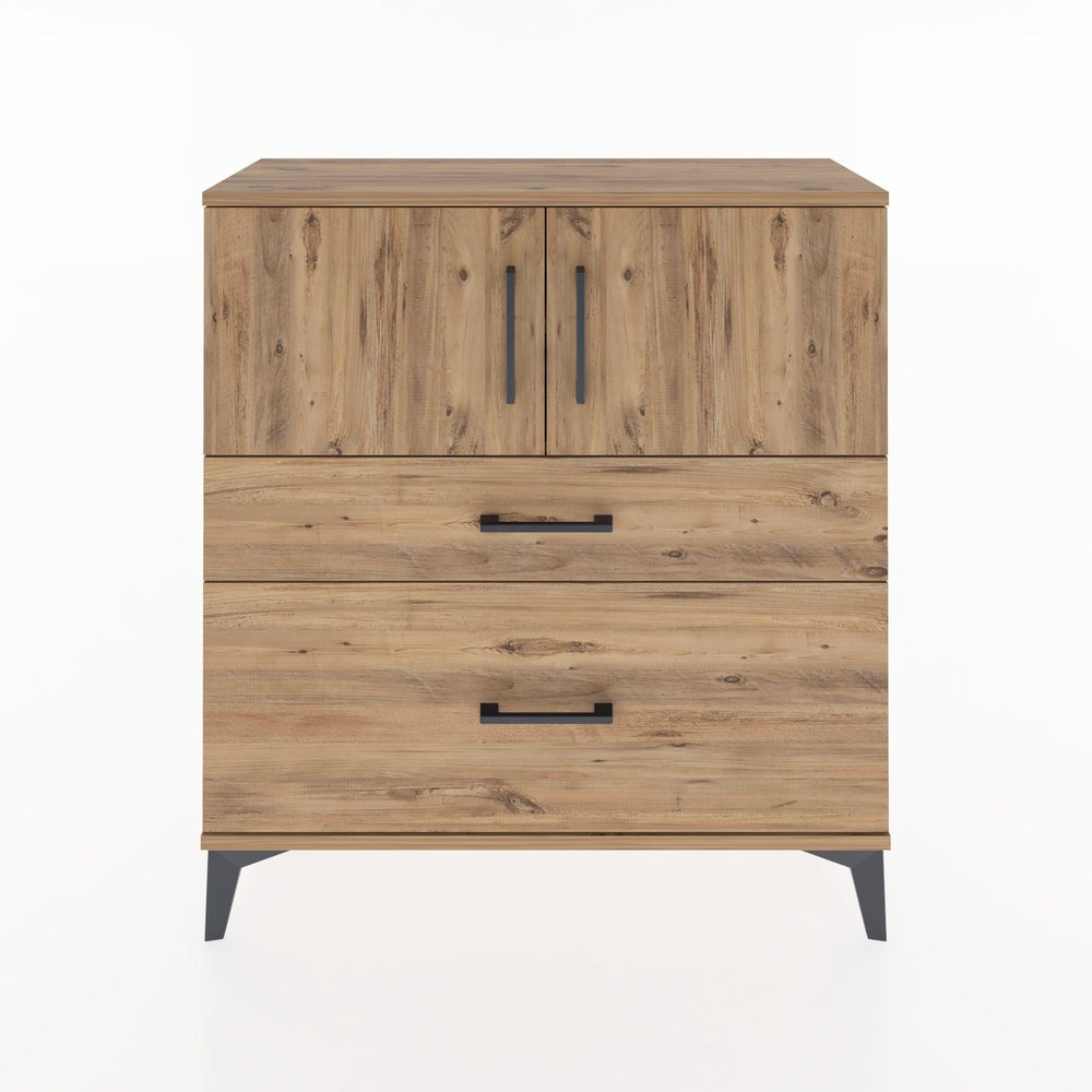 Woodntry Modular Dresser Pine 88x30x84 cm with Cover and Drawer KC53-3