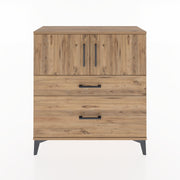 Woodntry Modular Dresser Pine 88x30x84 cm with Cover and Drawer KC53-3