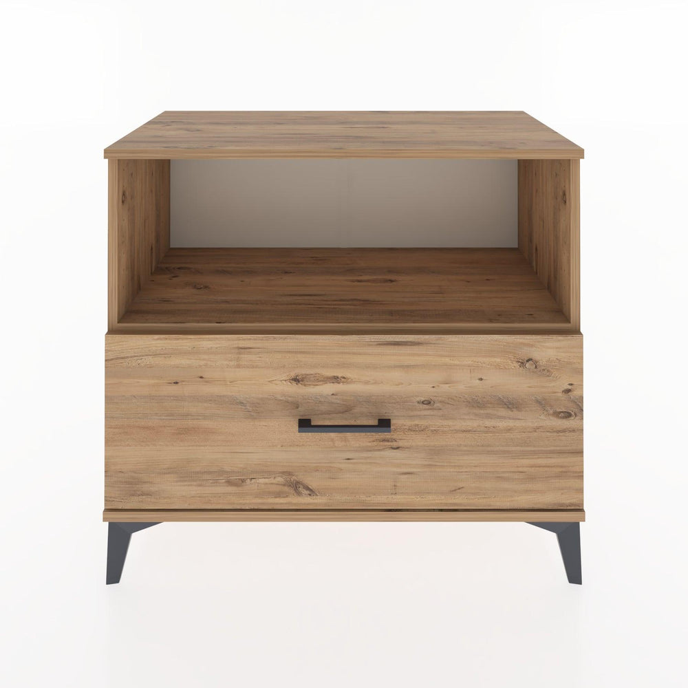 Woodntry Modüler Şifonyer Çam 88x44x68 cm Çekmeceli ve Raflı CR53-3