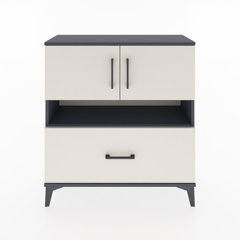 Woodntry Modular Dresser Anthracite 88x30x84 cm Functional F54-2