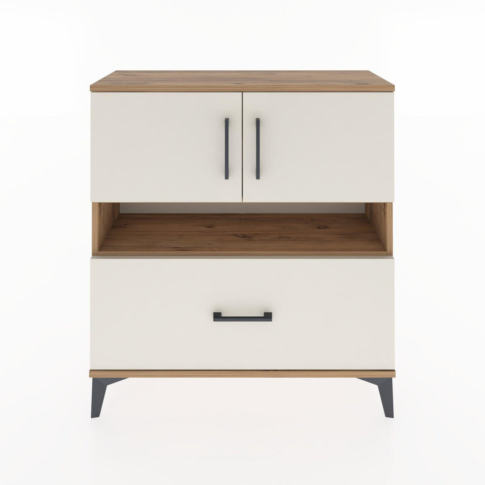 Woodntry Modüler Şifonyer Çam 88x30x84 cm Fonksiyonel F54-3