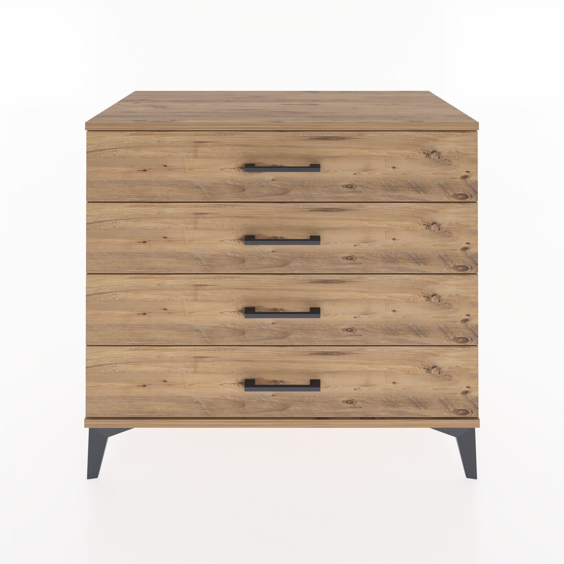 Woodntry Modüler Şifonyer Çam 88x44x68 cm Çekmeceli C54-3