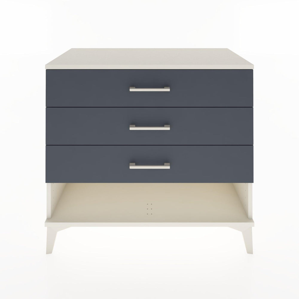 Woodntry Modular Dresser Moonstone 88x44x68 cm with Drawers and Shelves CR55-1