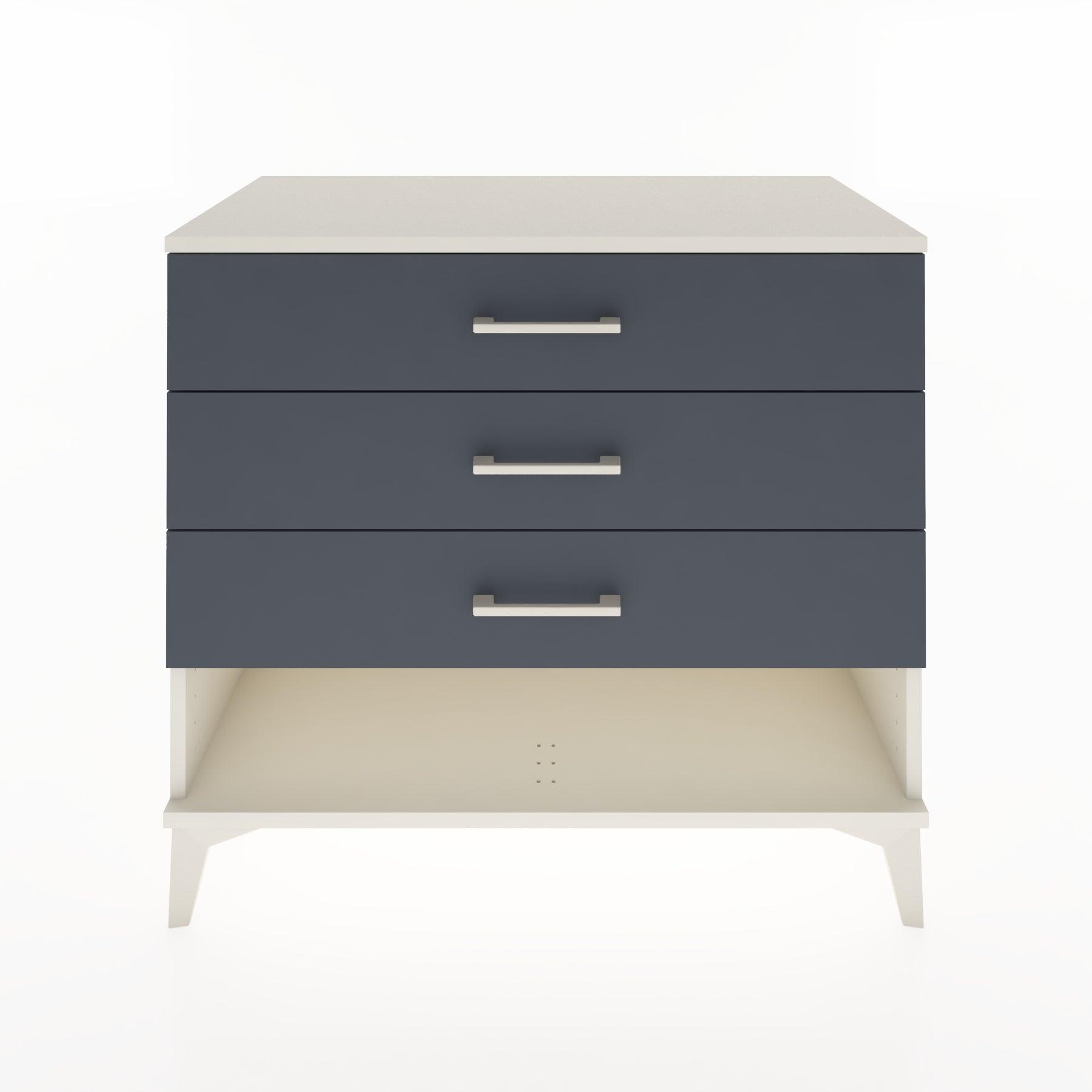 Woodntry Modüler Şifonyer Aytaşı 88x44x68 cm Çekmeceli ve Raflı CR55-1