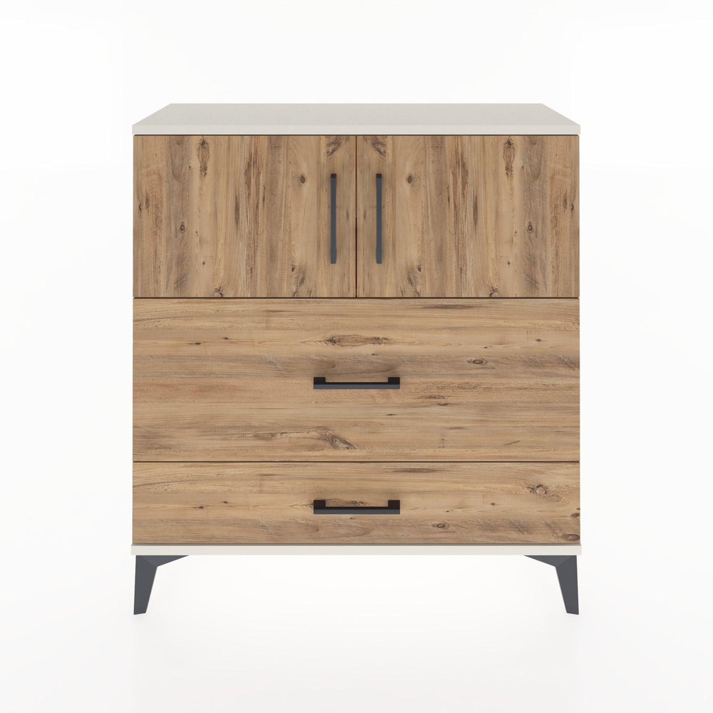 Woodntry Modular Dresser Moonstone 88x30x84 cm with Cover and Drawer KC55-1