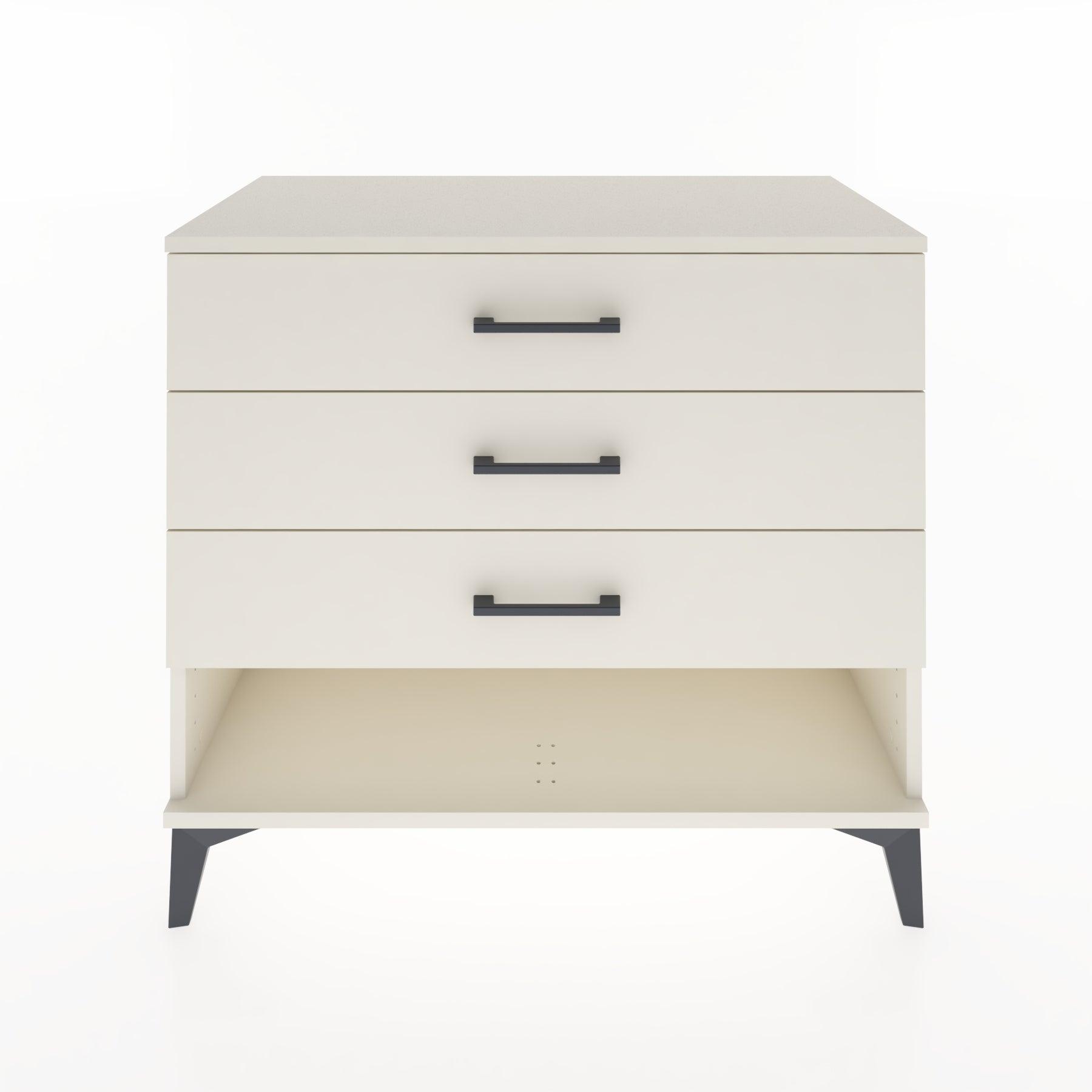 Woodntry Modüler Şifonyer Aytaşı 88x44x68 cm Çekmeceli ve Raflı CR55-1