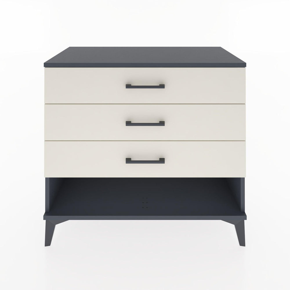 Woodntry Modular Dresser Anthracite 88x44x68 cm with Drawers and Shelves CR55-2