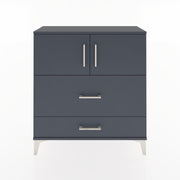 Woodntry Modular Dresser Anthracite 88x30x84 cm with Cover and Drawer KC55-2