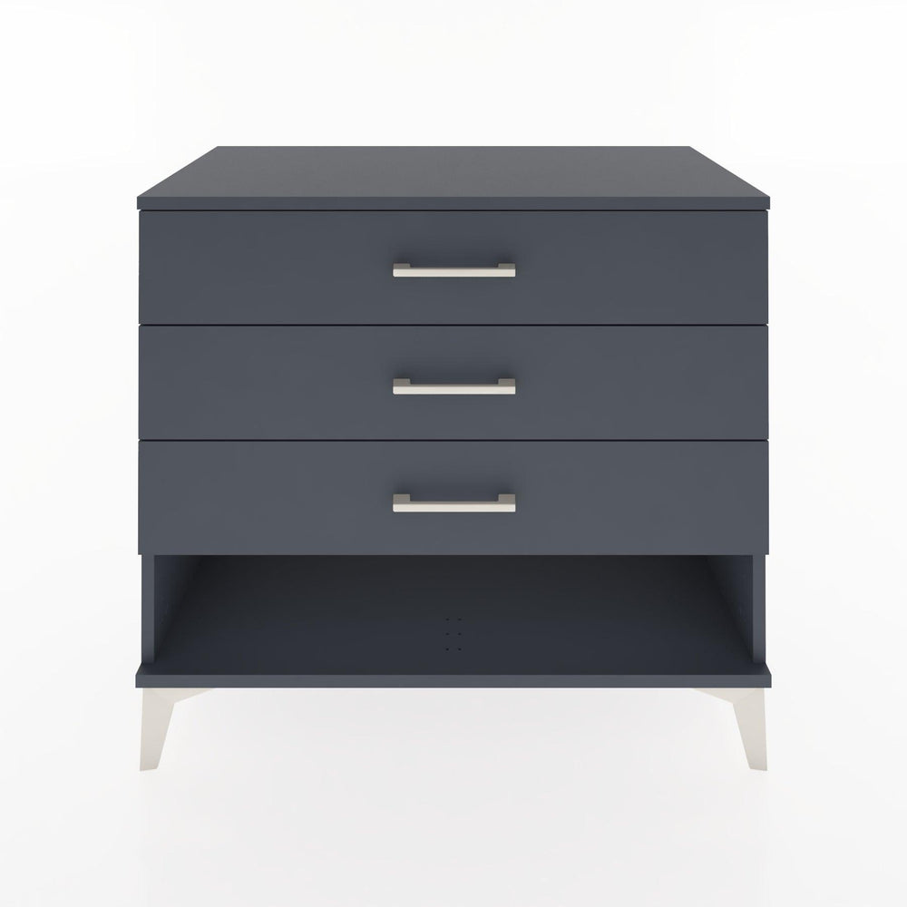 Woodntry Modular Dresser Anthracite 88x44x68 cm with Drawers and Shelves CR55-2