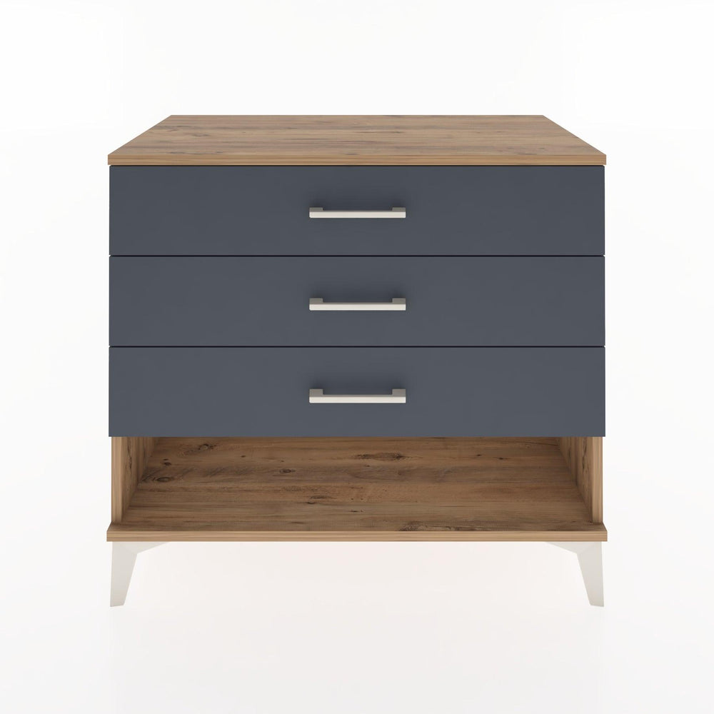 Woodntry Modüler Şifonyer Çam 88x44x68 cm Çekmeceli ve Raflı CR55-3