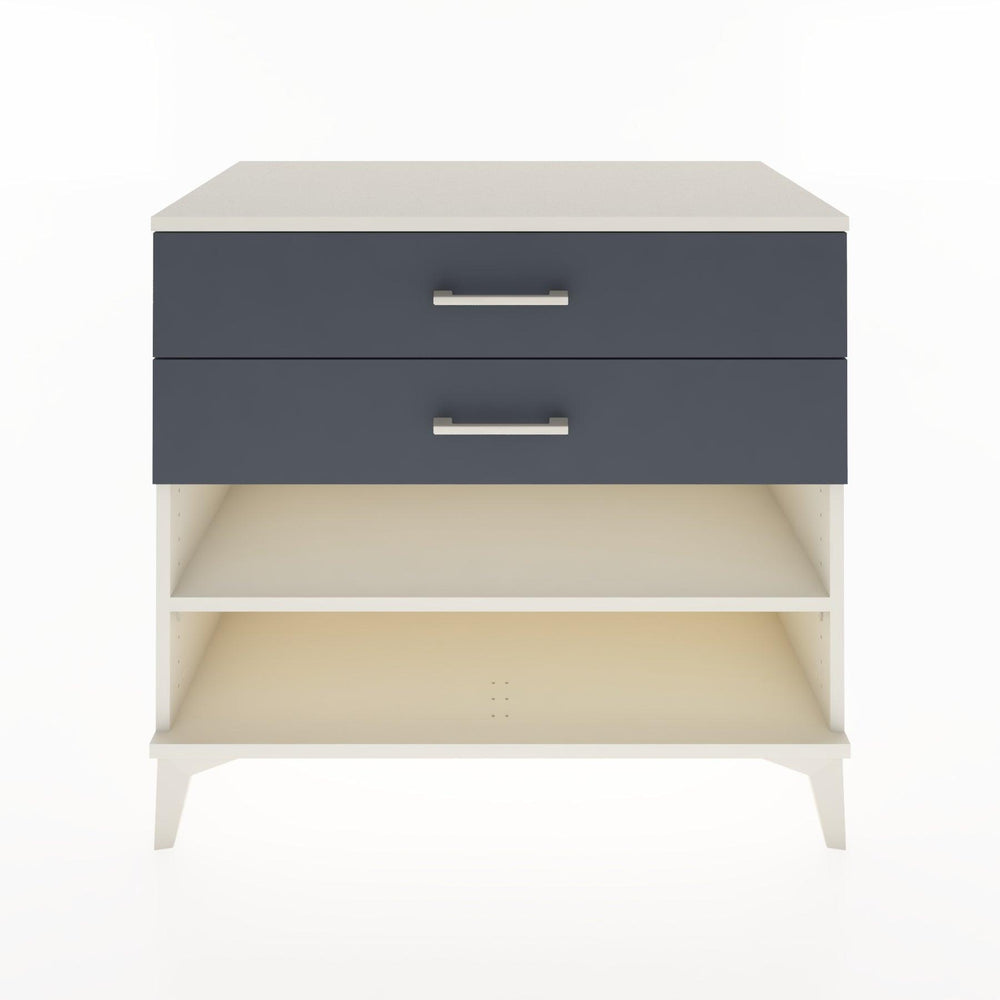 Woodntry Modular Dresser Moonstone 88x44x68 cm with Drawers and Shelves CR56-1