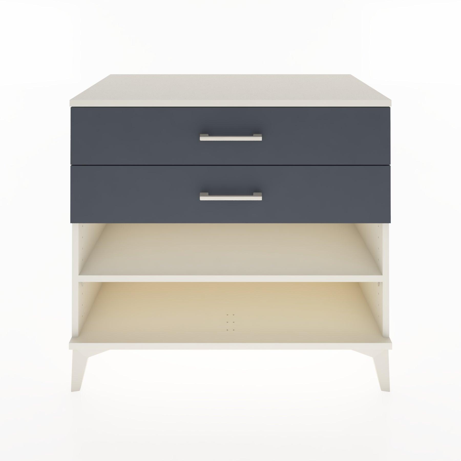 Woodntry Modüler Şifonyer Aytaşı 88x44x68 cm Çekmeceli ve Raflı CR56-1