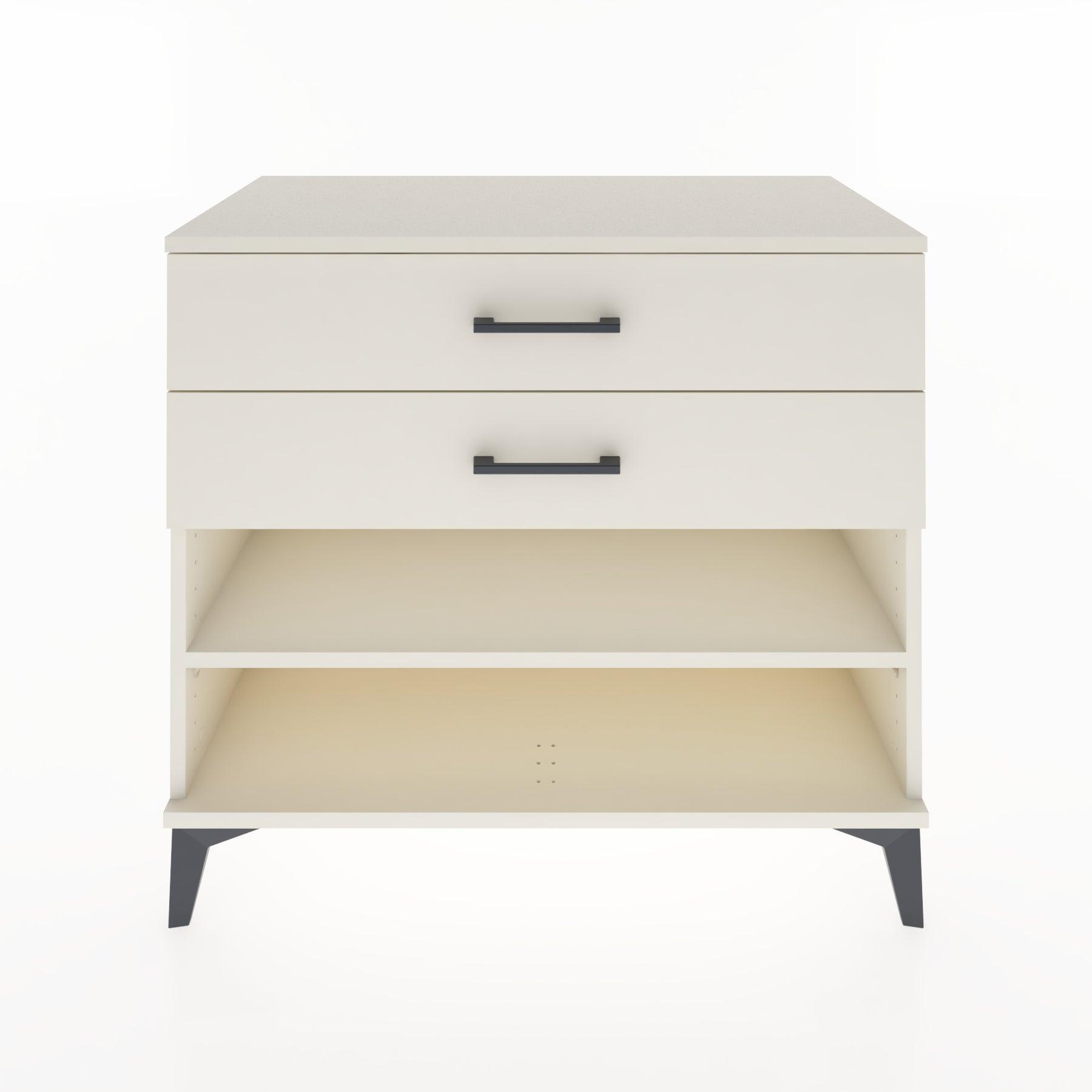 Woodntry Modüler Şifonyer Aytaşı 88x44x68 cm Çekmeceli ve Raflı CR56-1