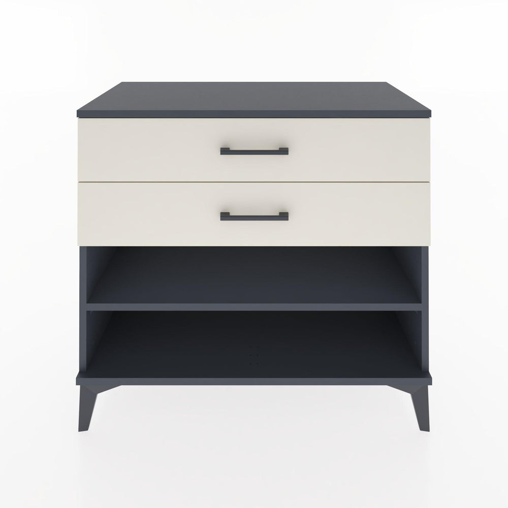 Woodntry Modular Dresser Anthracite 88x44x68 cm with Drawers and Shelves CR56-2