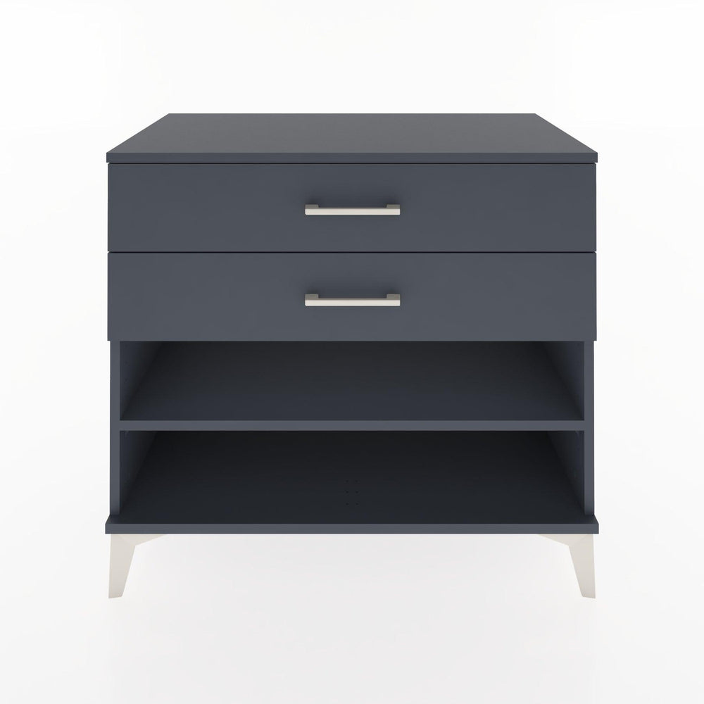 Woodntry Modular Dresser Anthracite 88x44x68 cm with Drawers and Shelves CR56-2