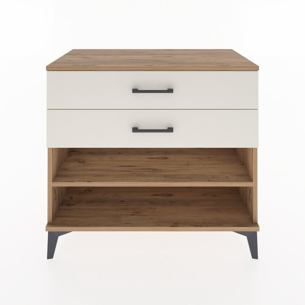 Woodntry Modular Dresser Pine 88x44x68 cm with Drawers and Shelves CR56-3