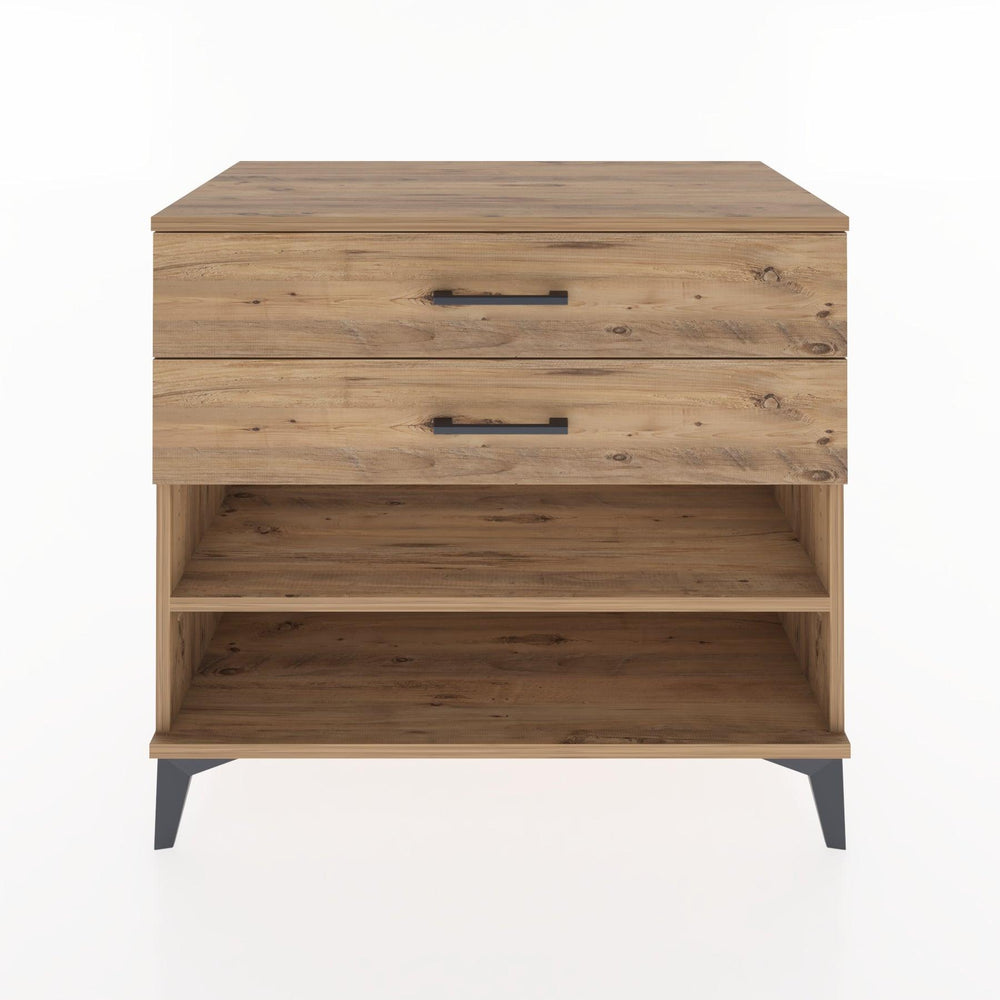 Woodntry Modular Dresser Pine 88x44x68 cm with Drawers and Shelves CR56-3