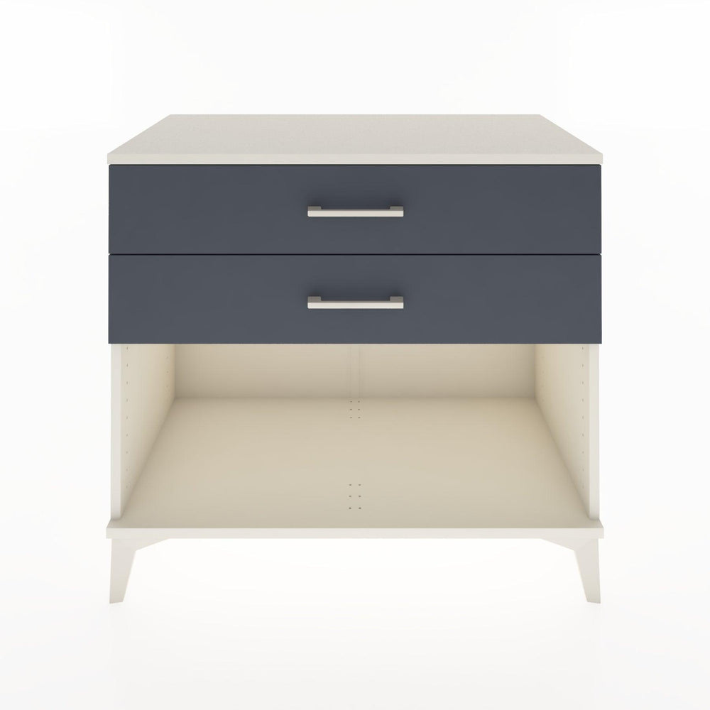 Woodntry Modular Dresser Moonstone 88x44x68 cm with Drawers and Shelves CR57-1