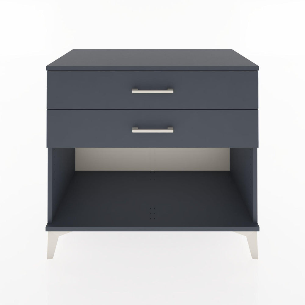 Woodntry Modular Dresser Anthracite 88x44x68 cm with Drawers and Shelves CR57-2
