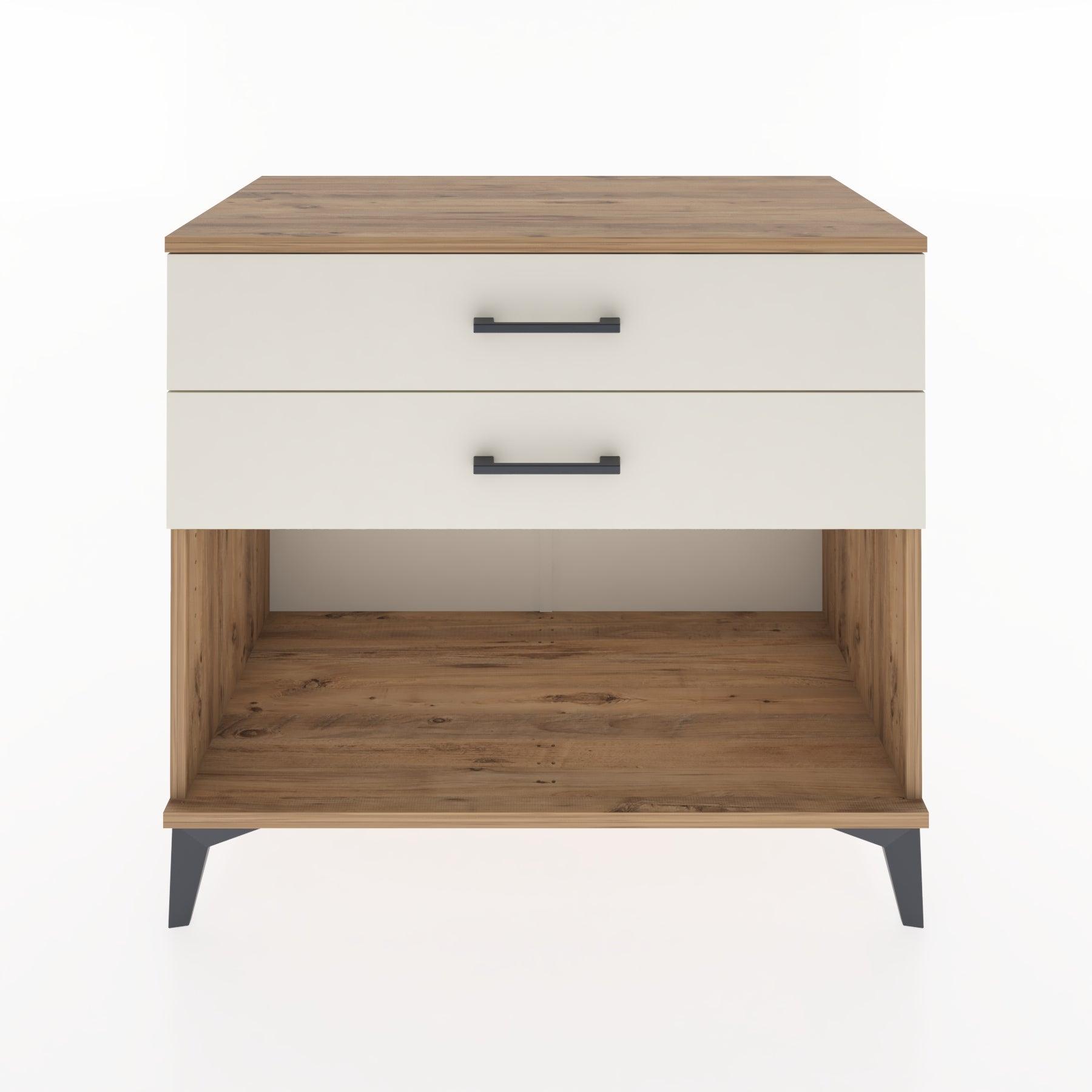 Woodntry Modüler Şifonyer Çam 88x44x68 cm Çekmeceli ve Raflı CR57-3