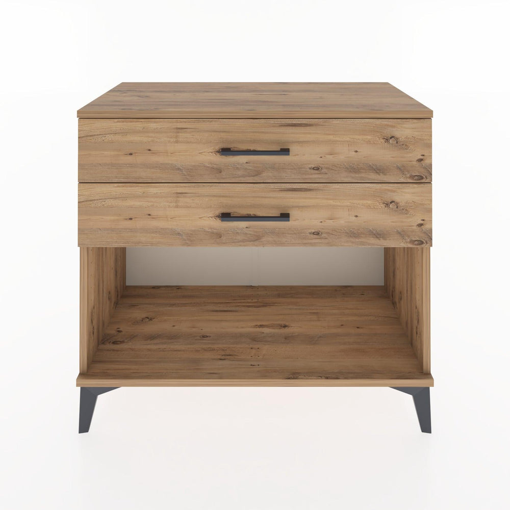 Woodntry Modüler Şifonyer Çam 88x44x68 cm Çekmeceli ve Raflı CR57-3