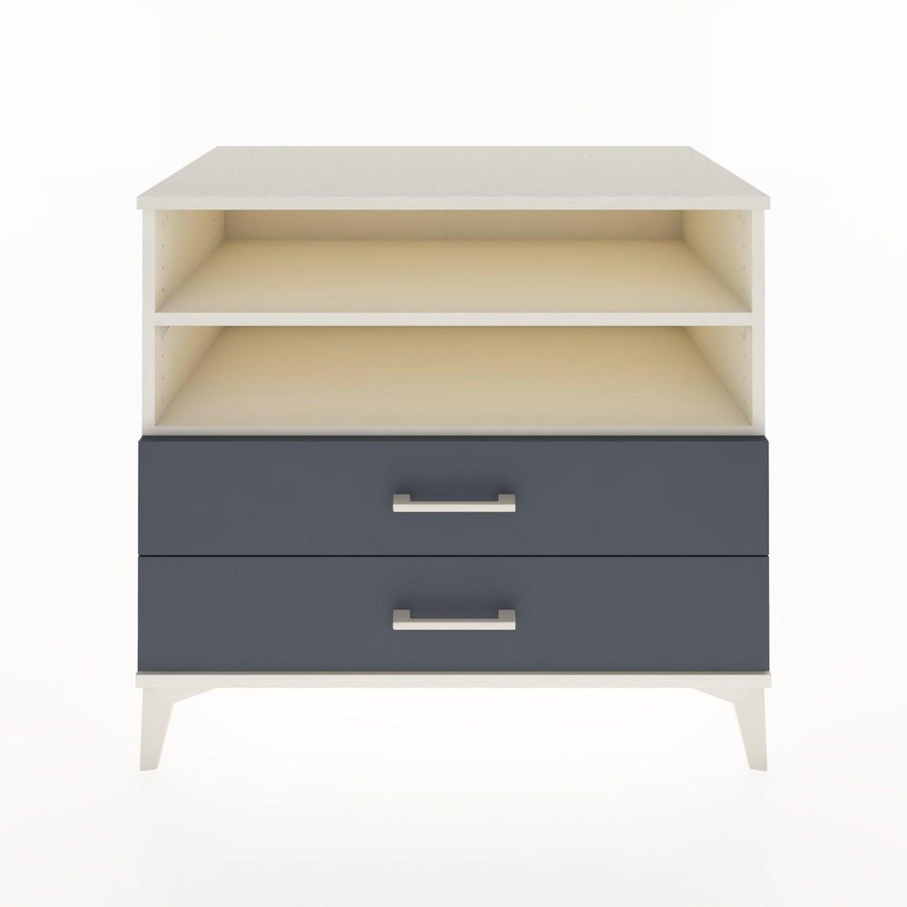 Woodntry Modular Dresser Moonstone 88x44x68 cm with Drawers and Shelves CR58-1