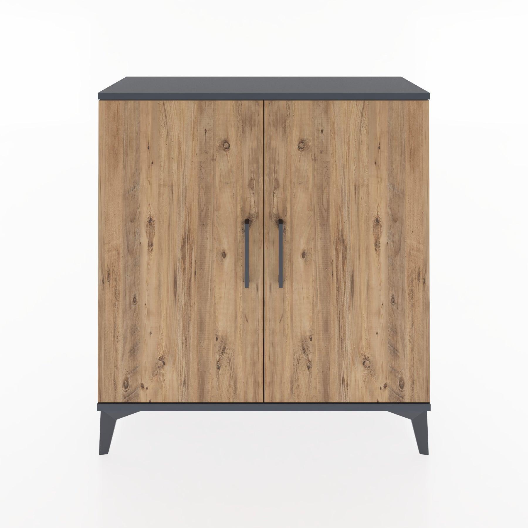 Woodntry Modular Dresser Anthracite 88x30x84 cm with Cover K58-2