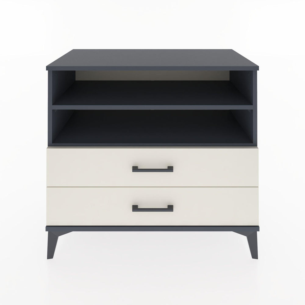Woodntry Modular Dresser Anthracite 88x44x68 cm with Drawers and Shelves CR58-2